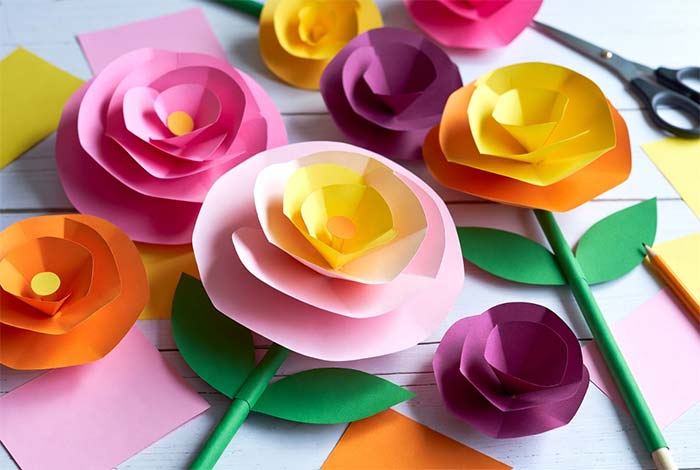 11 کاردستی ساده و خلاقانه با کاغذ رنگی برای کودکان+ 4 فیلم آموزش