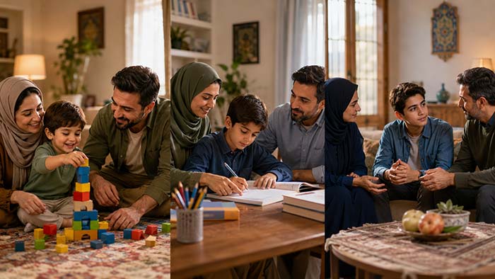40 حدیث برتر درباره تربیت فرزند: راهنمای جامع تعلیم و تربیت در سنین مختلف